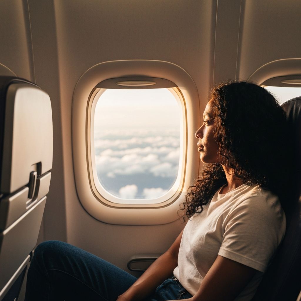 Air travel nasal support